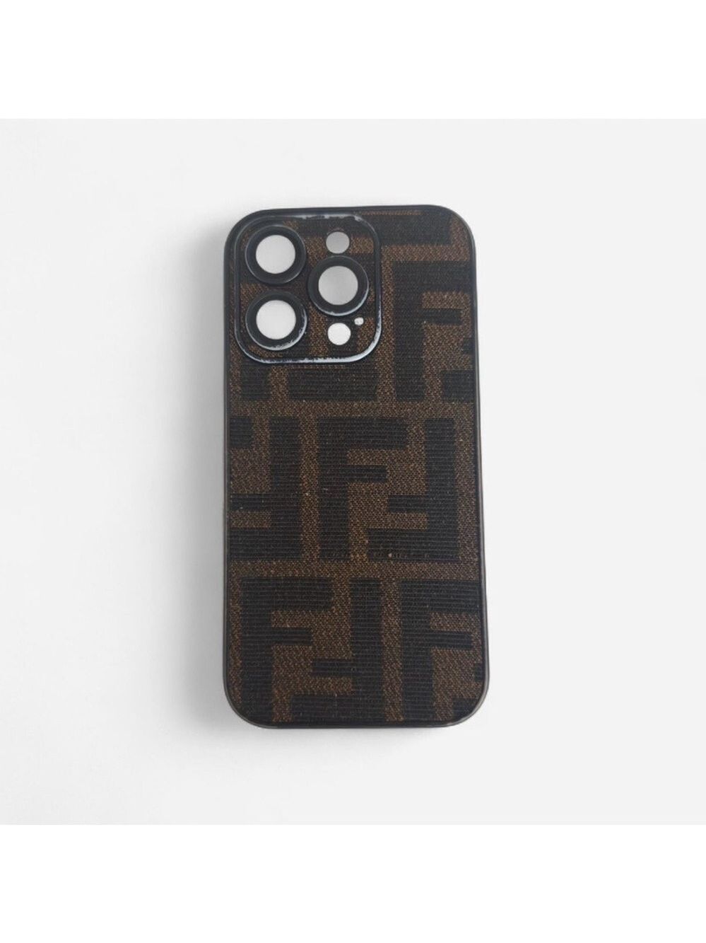 Brown and Black iPhone 15 pro Case
